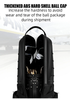 Golfreise -Flugzeugbeutel benutzerdefinierte Golfreise -Taschen Hartschale mit Rädern