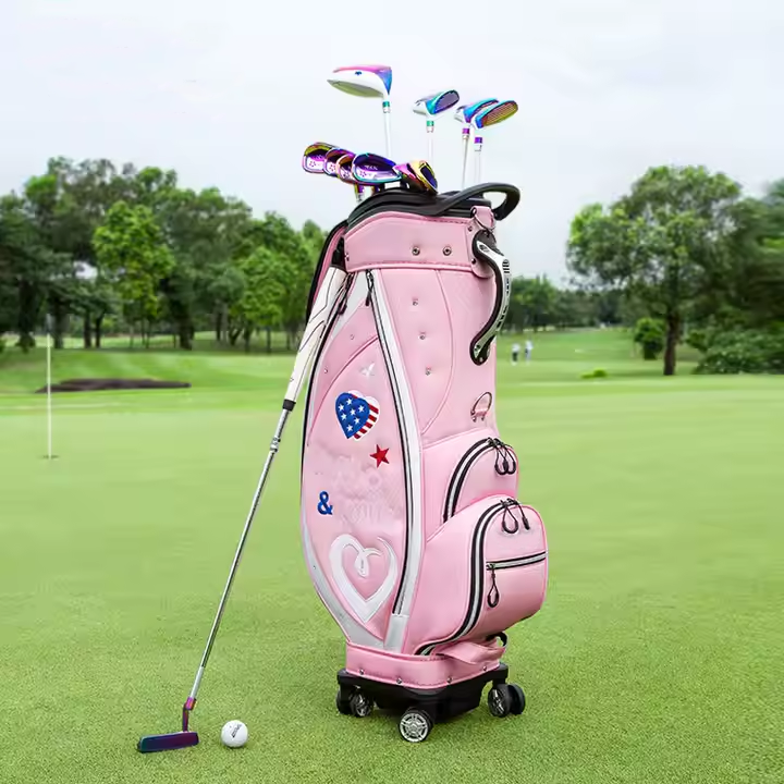 Custom Womens Golf Reisetasche wasserdichte Golfbeutel mit Rädern