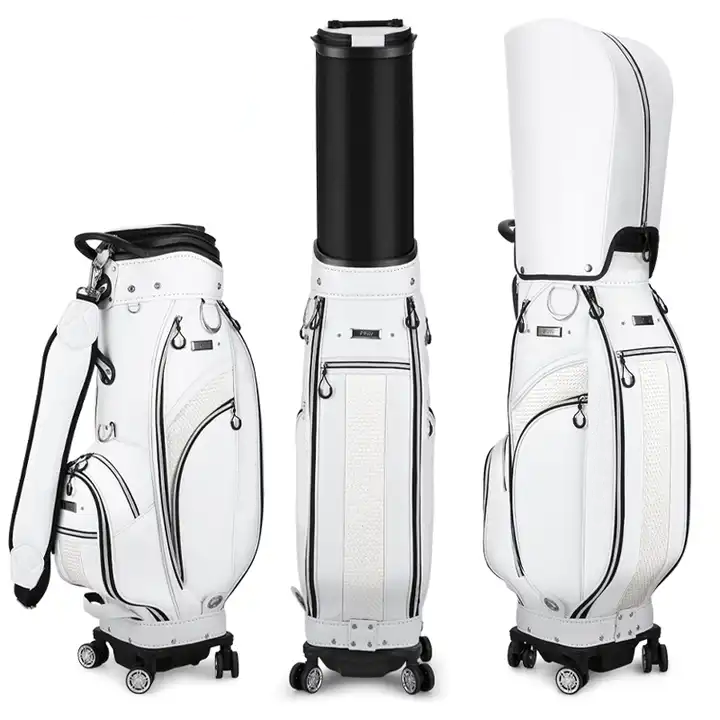 Golfbeutel Custom Leder Golfs Bag mit Rad