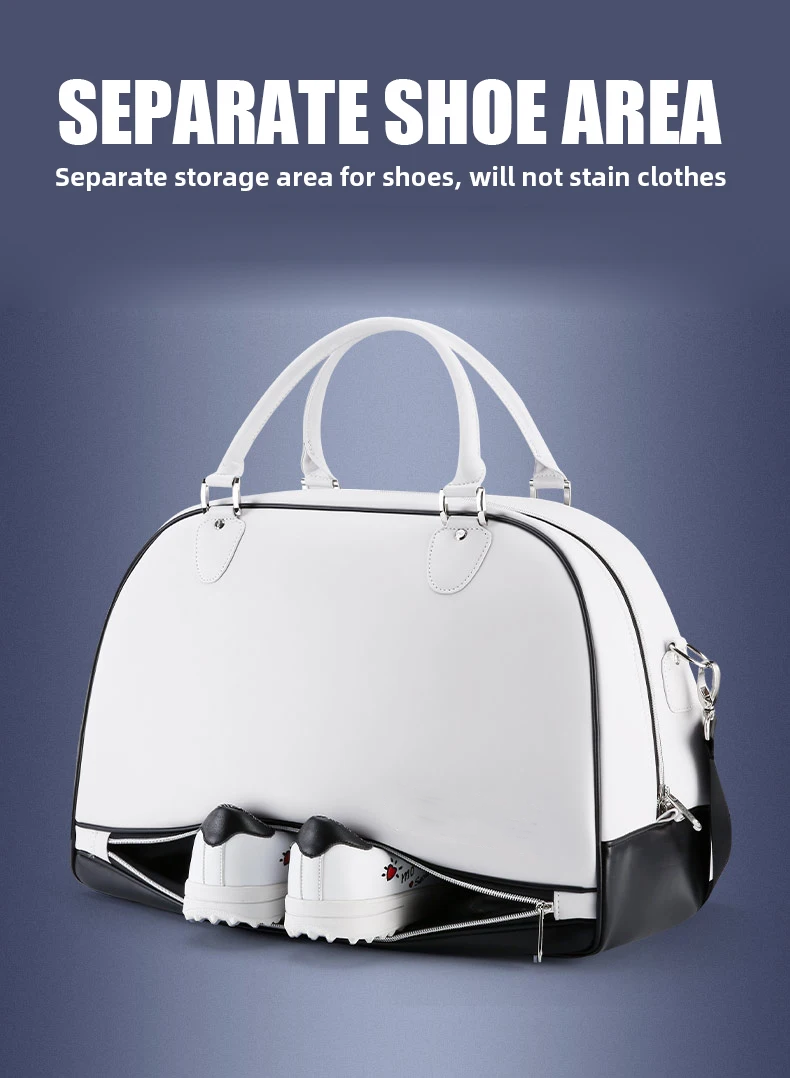 Mode Golf Schuhe Tasche Frauen Trägertasche Golf Boston Tasche
