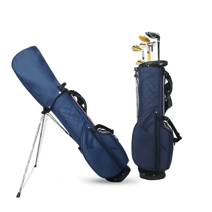 Leichtes Gewicht mit Rädern PU wasserdichte Custom Ständer Golf Sonntagstasche