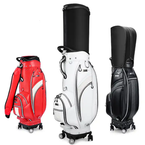 Golfbeutel Custom Leder Golfs Bag mit Rad