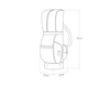 Golfbeutelbeutel Golf Handtasche Minigolf für Frauen